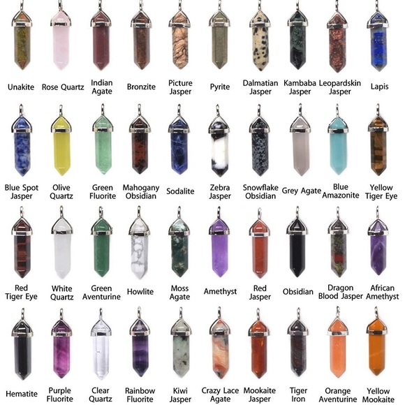 Clear Quartz Pendant Necklace - Picture 2 of 2